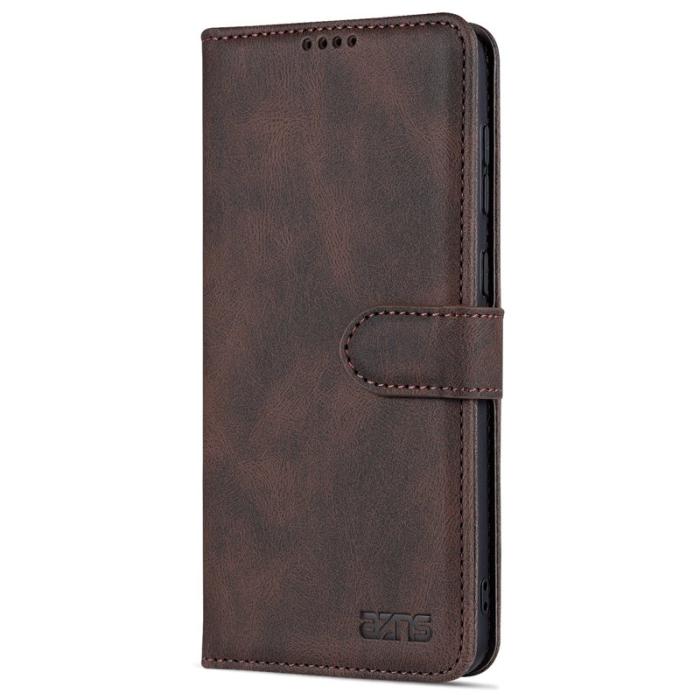 AZNS - AZNS Samsung Galaxy A33 5G Fodral i PU-läder - Brun