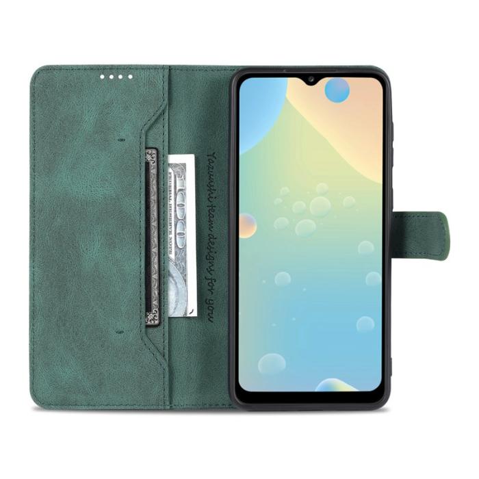 AZNS - AZNS Samsung Galaxy A33 5G Fodral i PU-läder - Grön