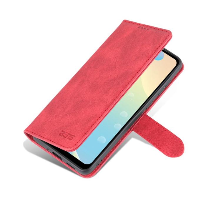AZNS - AZNS Samsung Galaxy A33 5G Fodral i PU-läder - Röd