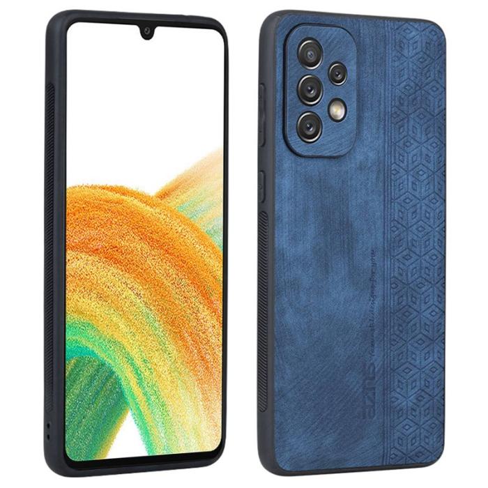 AZNS - AZNS Samsung Galaxy A33 5G Fodral - PU Läder - Blå