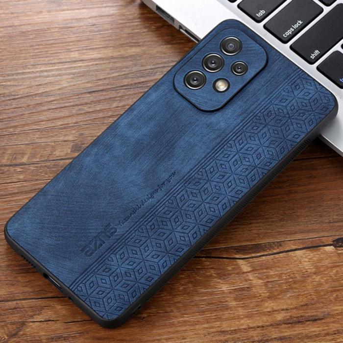 AZNS - AZNS Samsung Galaxy A33 5G Fodral - PU Läder - Blå