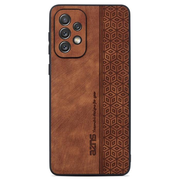 AZNS - AZNS Samsung Galaxy A33 5G Fodral - PU Läder - Brun