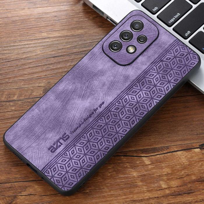 AZNS - AZNS Samsung Galaxy A33 5G Fodral PU Läder - Lila