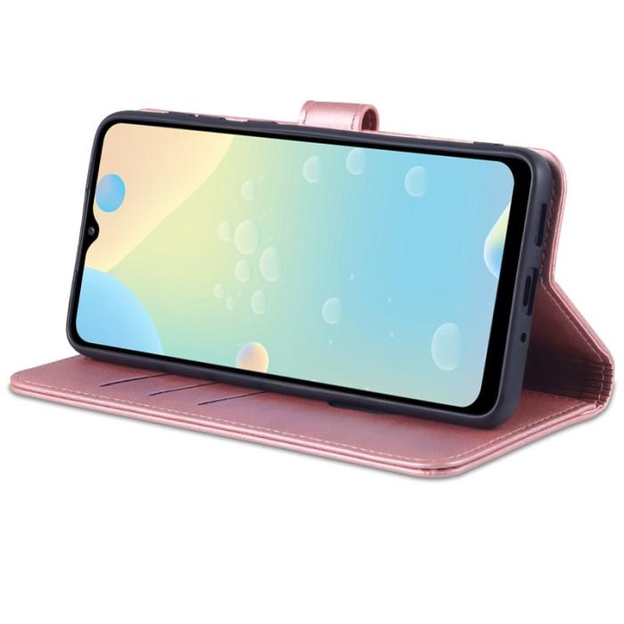 AZNS - AZNS Samsung Galaxy A33 5G Fodral - PU Läder - Rose Gold