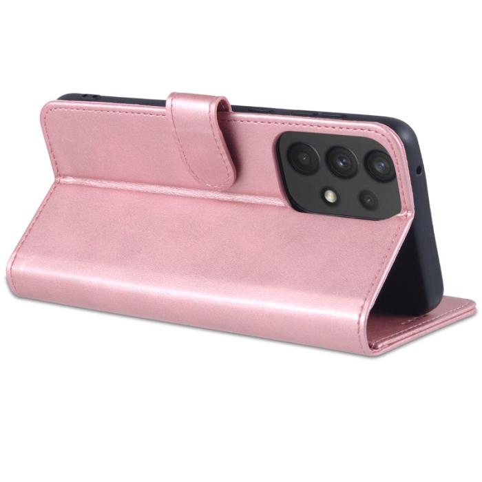 AZNS - AZNS Samsung Galaxy A33 5G Fodral - PU Läder - Rose Gold