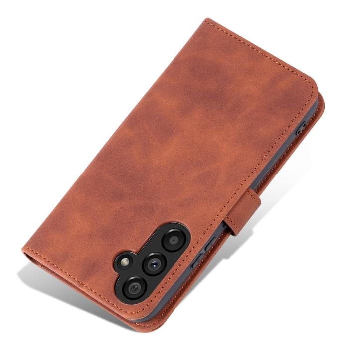 AZNS - AZNS Samsung Galaxy A34 5G Fodral Äkta läder - Brun