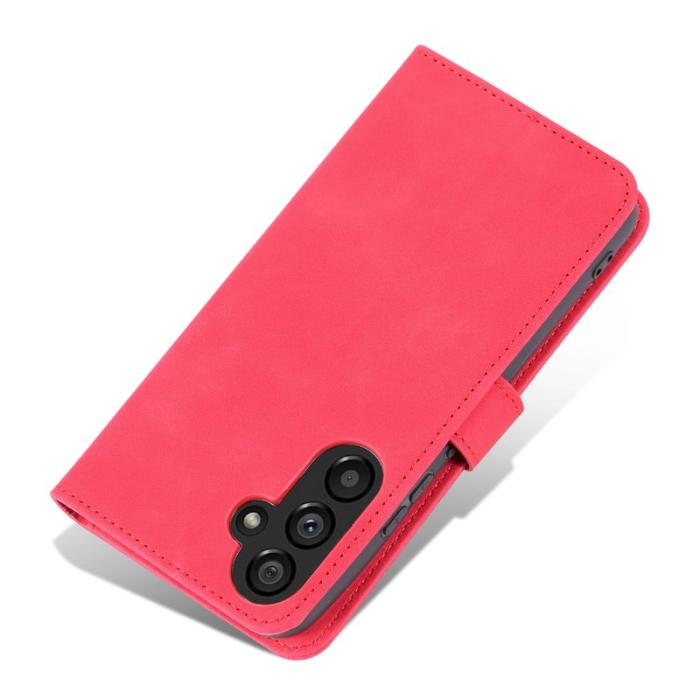 AZNS - AZNS Samsung Galaxy A34 5G Fodral Äkta läder - Röd