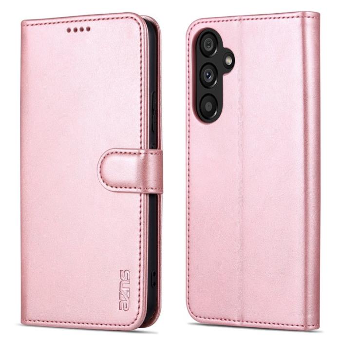 AZNS - AZNS Samsung Galaxy A34 5G Fodral Äkta läder - Roséguld