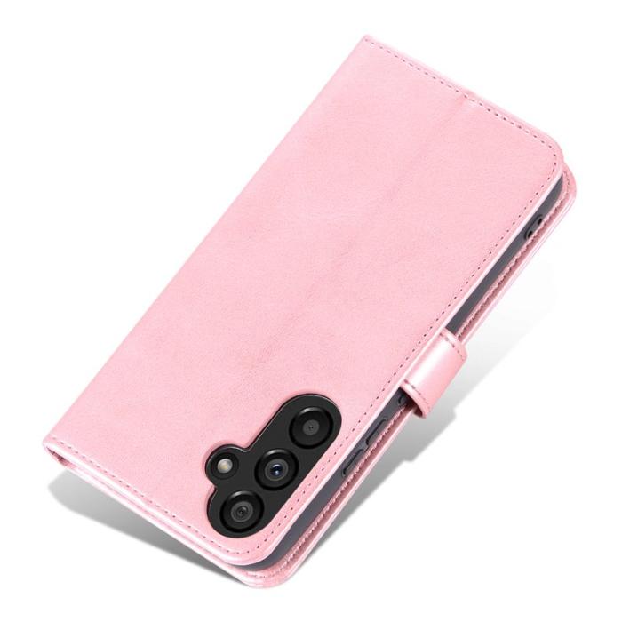 AZNS - AZNS Samsung Galaxy A34 5G Fodral Äkta läder - Roséguld