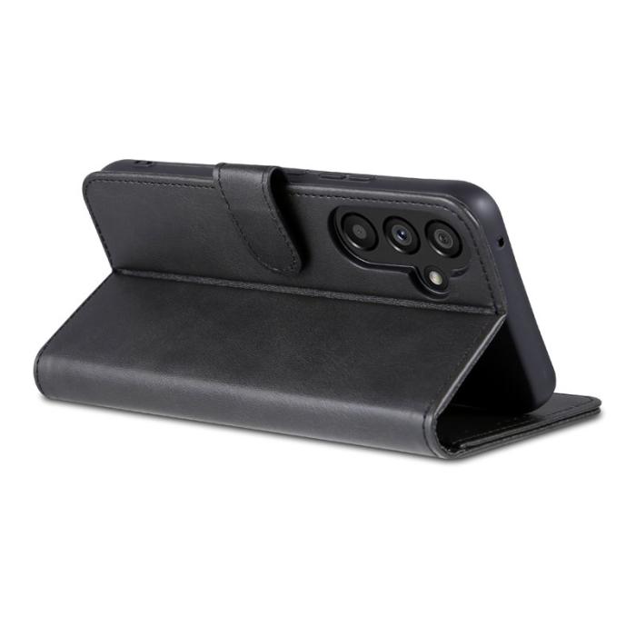 AZNS - AZNS Samsung Galaxy A34 5G Fodral Äkta läder - Svart