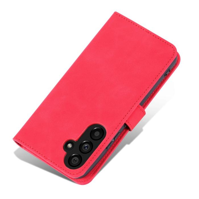 AZNS - AZNS Samsung Galaxy A35 5G Fodral i Äkta läder - Röd