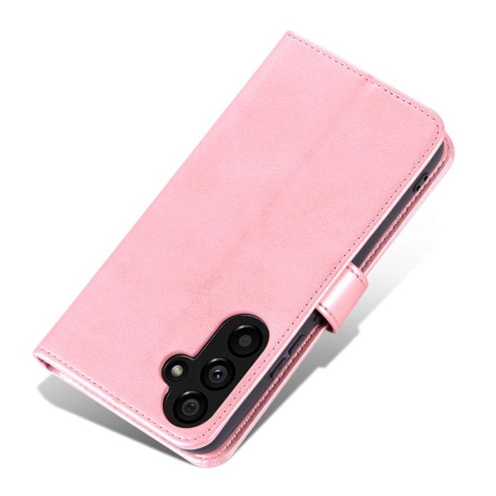 AZNS - AZNS Samsung Galaxy A35 5G Fodral i Äkta Läder - Roséguld