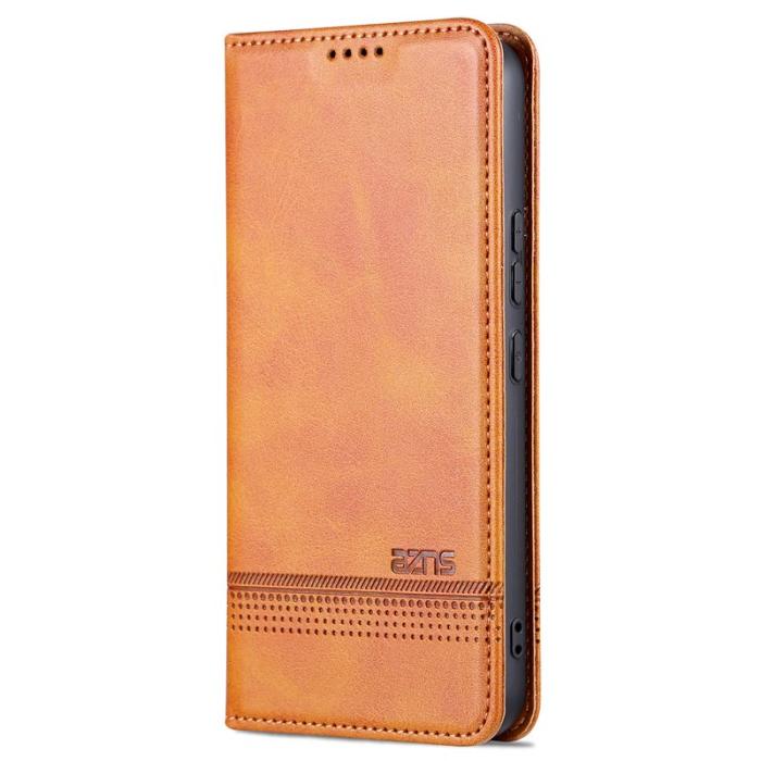 AZNS - AZNS Samsung Galaxy A35 5G Fodral - PU Läder - Brun