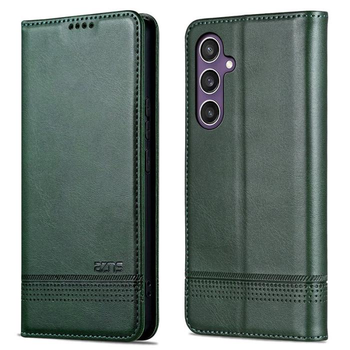 AZNS - AZNS Samsung Galaxy A36 5G Fodral Äkta läder - Grön