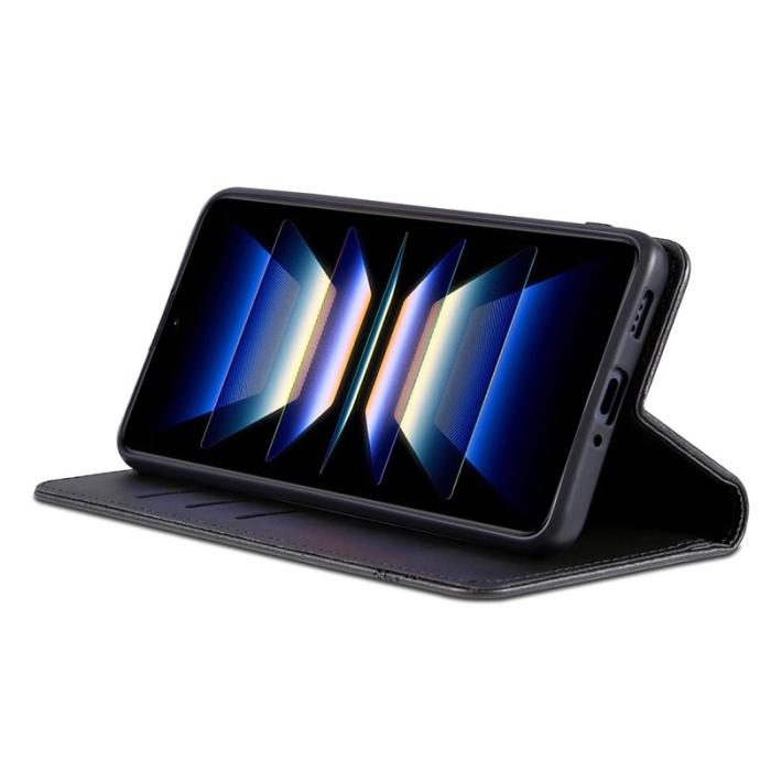 AZNS - AZNS Samsung Galaxy A36 5G Fodral Äkta läder - Svart