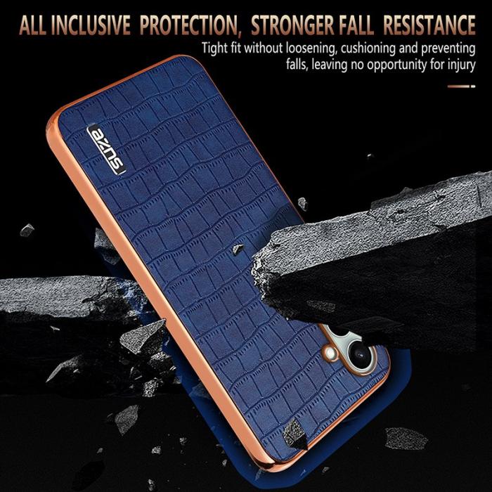AZNS - AZNS Samsung Galaxy A36 5G Fodral - Electroplating PU+TPU - Blå