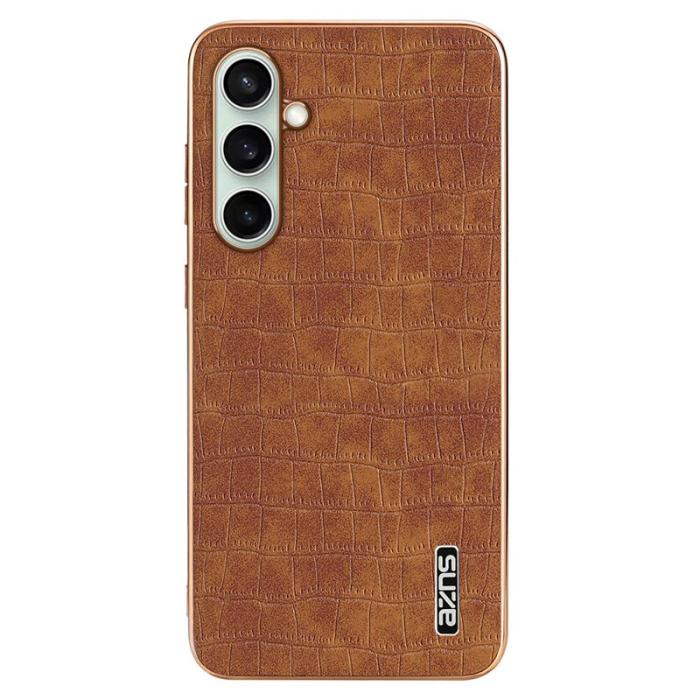 AZNS - AZNS Samsung Galaxy A36 5G Fodral - Elektroplätering PU+TPU - Brun