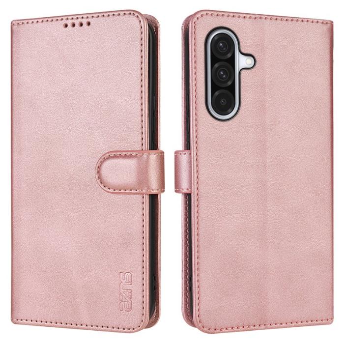 AZNS - AZNS Samsung Galaxy A36 5G Fodral PU Läder - Rose Gold