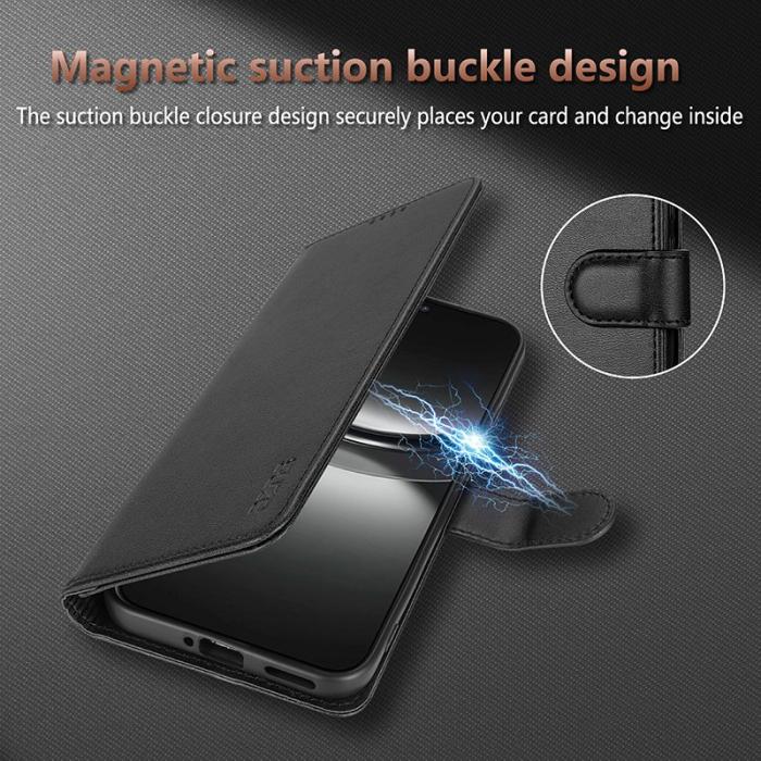 AZNS - AZNS Samsung Galaxy A36 5G Fodral PU Läder - Svart