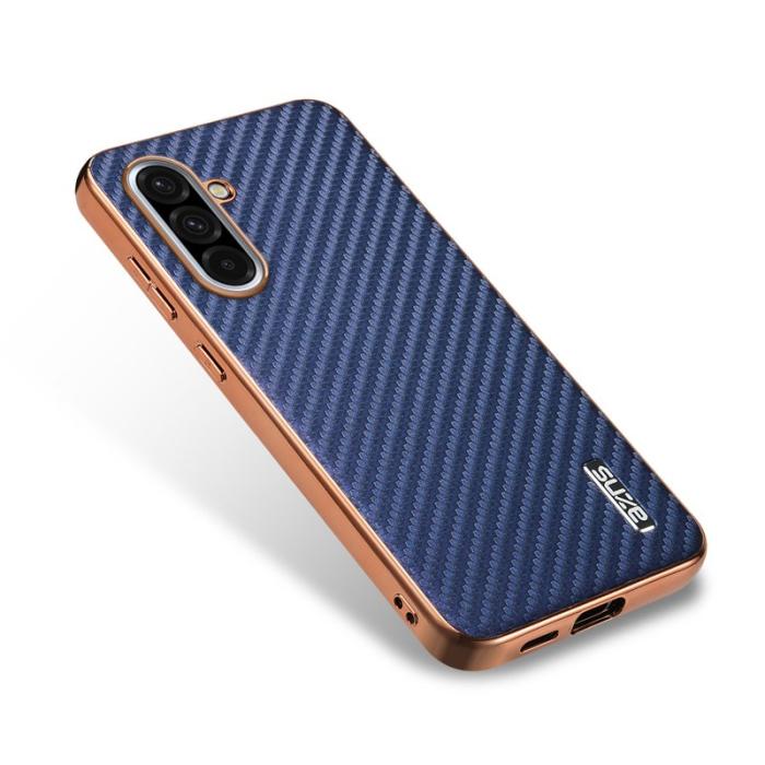 AZNS - AZNS Samsung Galaxy A36 5G Fodral - PU+TPU - Blå