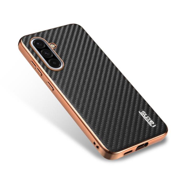 AZNS - AZNS Samsung Galaxy A36 5G Fodral - PU+TPU - Svart