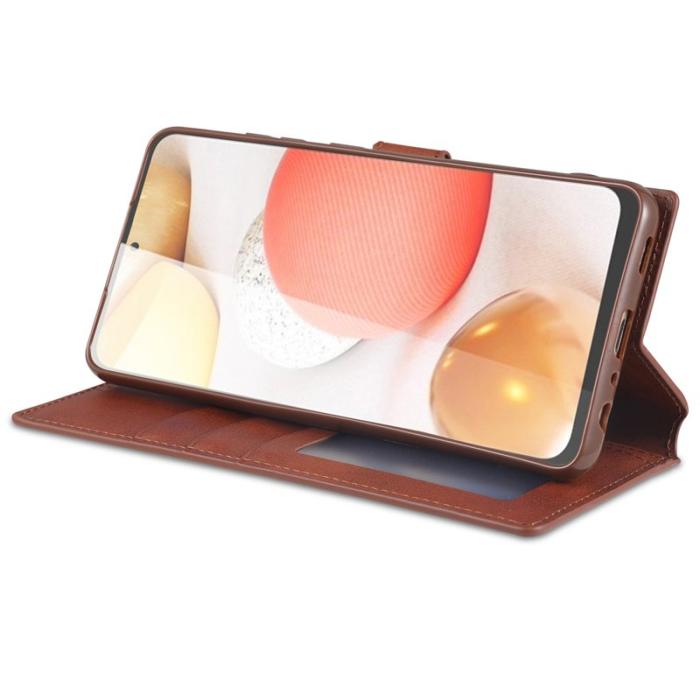 AZNS - AZNS Samsung Galaxy A52 4G/5G Fodral Äkta läder - Brun