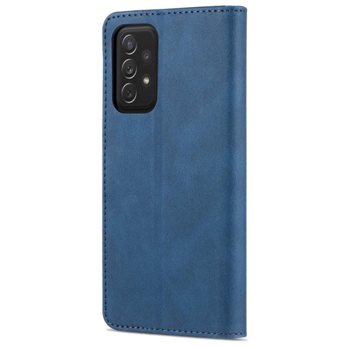 AZNS - AZNS Samsung Galaxy A52 5G Skal - Äkta läder - Blå
