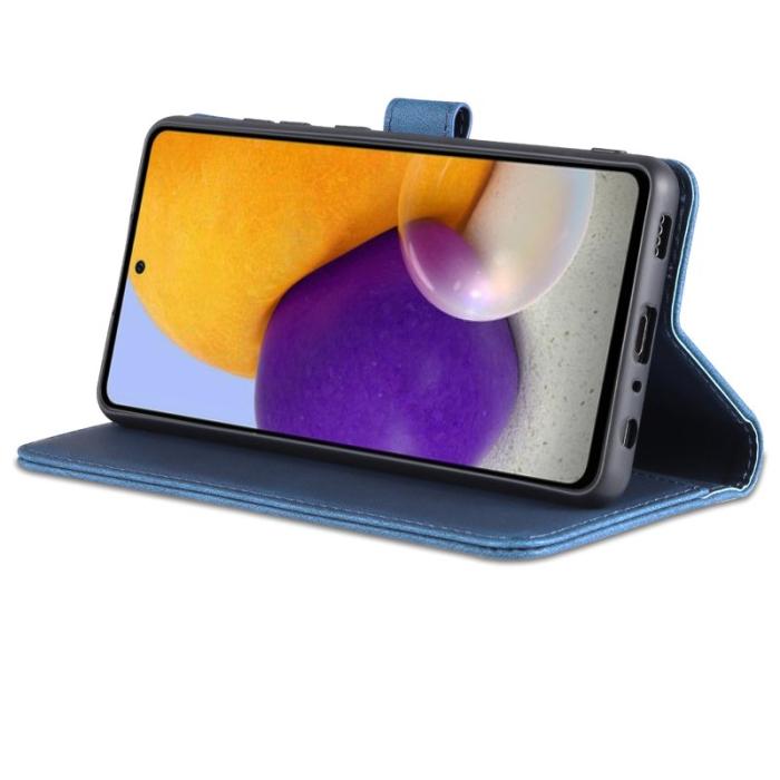 AZNS - AZNS Samsung Galaxy A52 5G Skal - Äkta läder - Blå