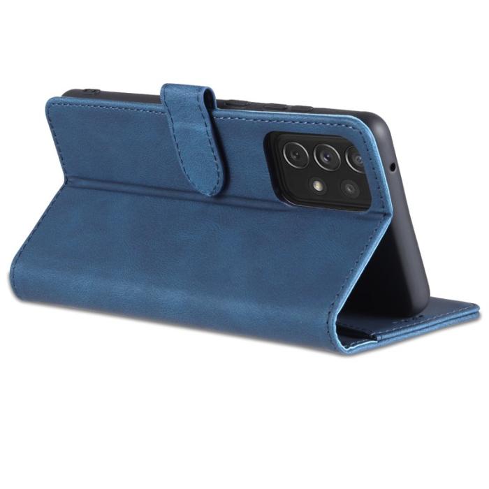 AZNS - AZNS Samsung Galaxy A52 5G Skal - Äkta läder - Blå