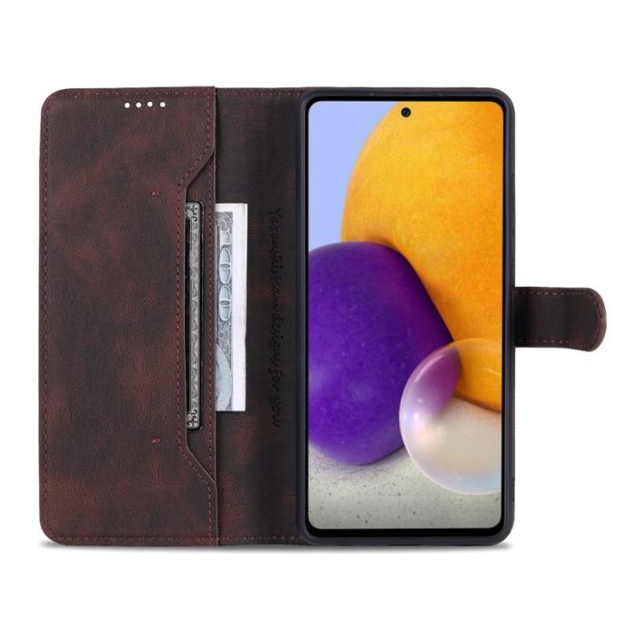 AZNS - AZNS Samsung Galaxy A52 5G Skal Äkta läder - Brun