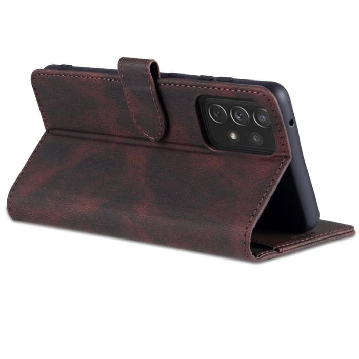 AZNS - AZNS Samsung Galaxy A52 5G Skal Äkta läder - Brun