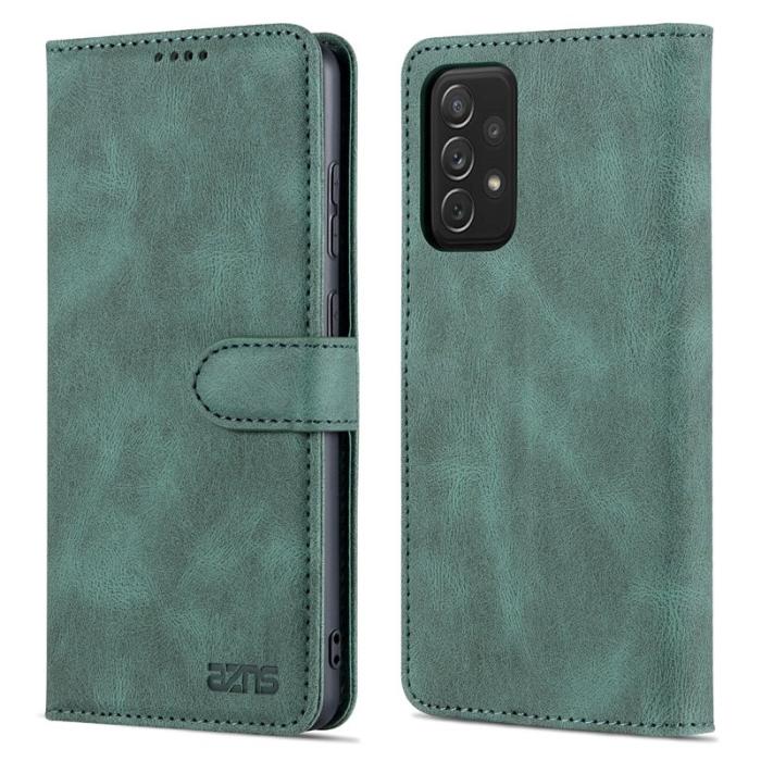 AZNS - AZNS Samsung Galaxy A52 5G Skal Äkta läder - Grön