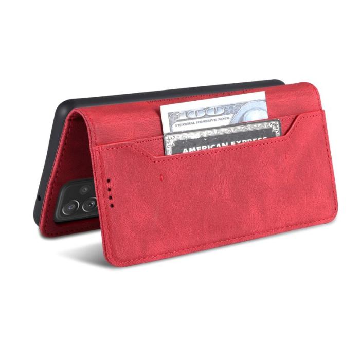 AZNS - AZNS Samsung Galaxy A52 5G Skal Äkta läder - Röd