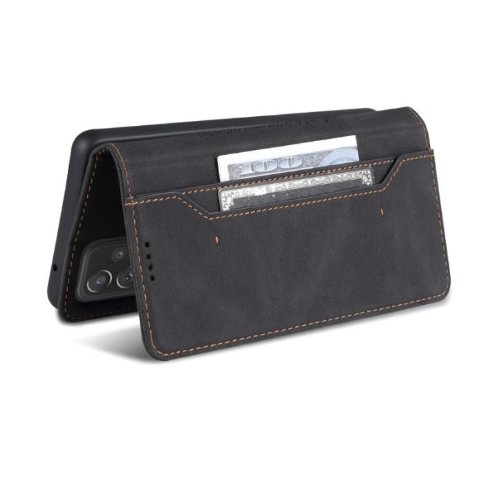 AZNS - AZNS Samsung Galaxy A52 5G Skal Äkta läder - Svart