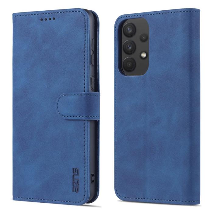 AZNS - AZNS Samsung Galaxy A53 5G Fodral Äkta läder - Blå