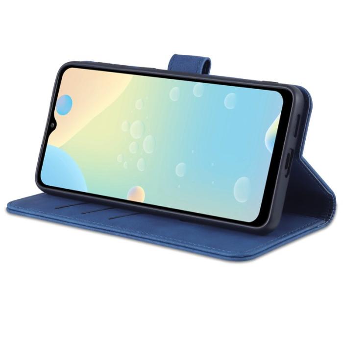 AZNS - AZNS Samsung Galaxy A53 5G Fodral Äkta läder - Blå