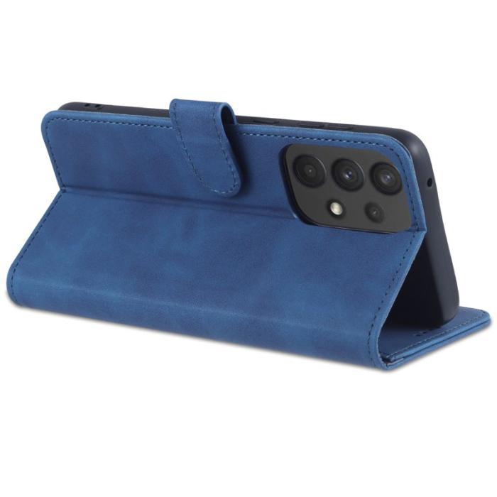 AZNS - AZNS Samsung Galaxy A53 5G Fodral Äkta läder - Blå
