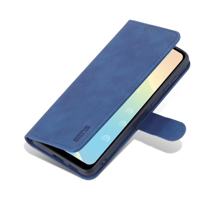 AZNS - AZNS Samsung Galaxy A53 5G Fodral Äkta läder - Blå