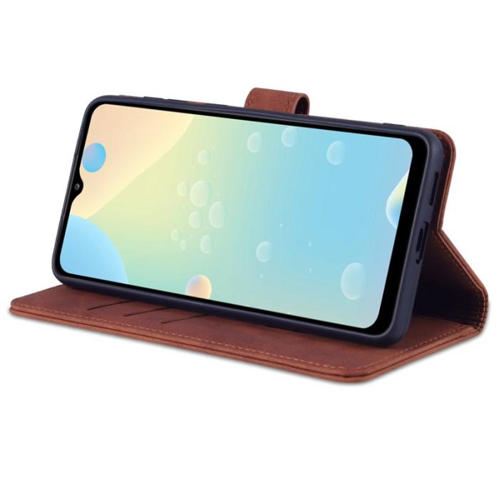 AZNS - AZNS Samsung Galaxy A53 5G Fodral Äkta läder - Brun