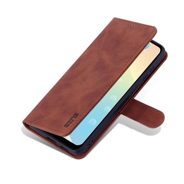 AZNS - AZNS Samsung Galaxy A53 5G Fodral Äkta läder - Brun