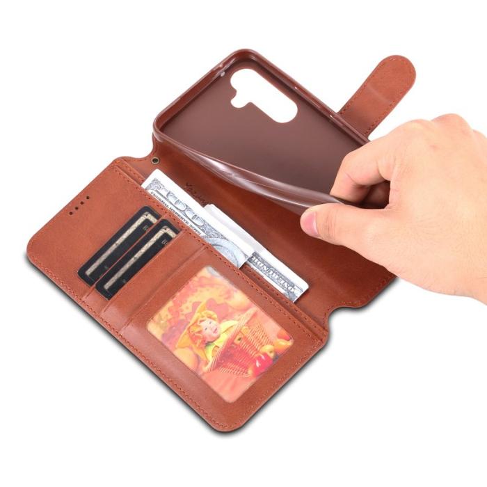 AZNS - AZNS Samsung Galaxy A54 5G Fodral - Äkta läder - Brun