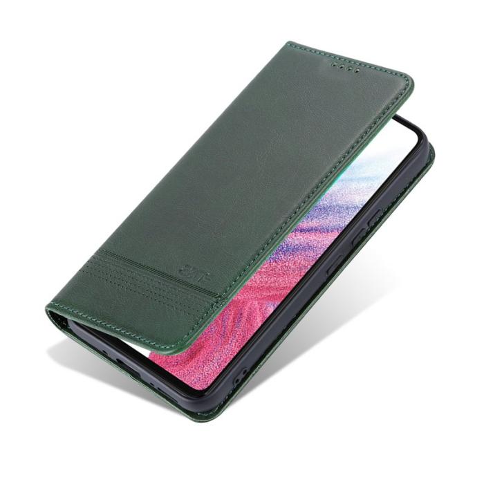 AZNS - AZNS Samsung Galaxy A54 5G Fodral - Äkta läder - Grön