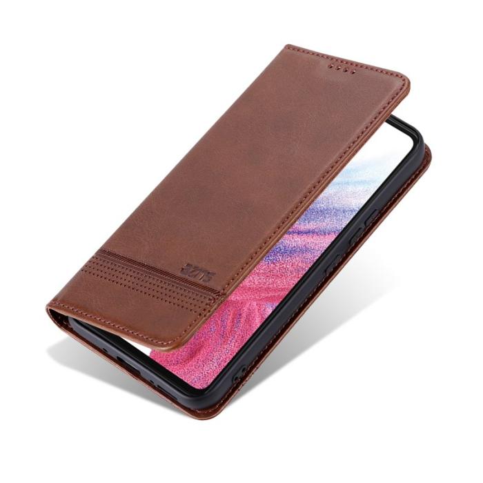 AZNS - AZNS Samsung Galaxy A54 5G Fodral - Äkta läder - Kaffe