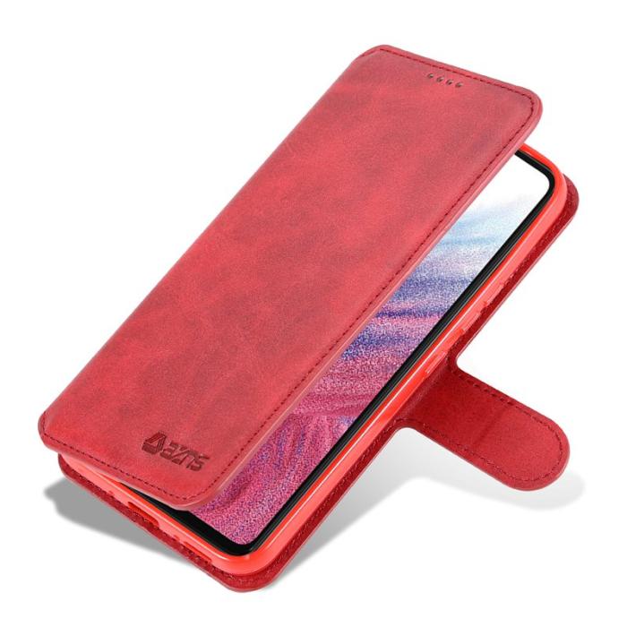 AZNS - AZNS Samsung Galaxy A54 5G Fodral - Äkta läder - Röd