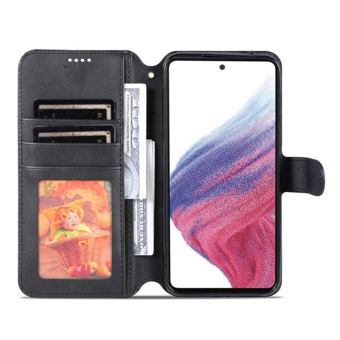 AZNS - AZNS Samsung Galaxy A54 5G Fodral - Äkta läder - Svart