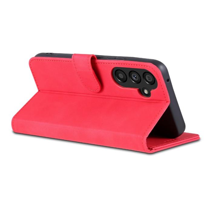 AZNS - AZNS Samsung Galaxy A54 5G Fodral PU Läder - Röd