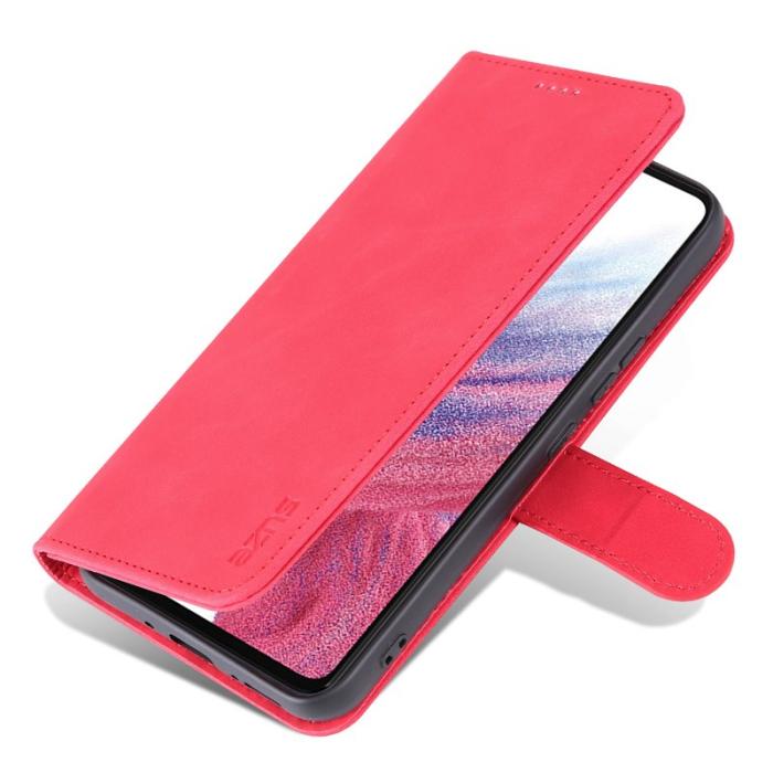 AZNS - AZNS Samsung Galaxy A54 5G Fodral PU Läder - Röd