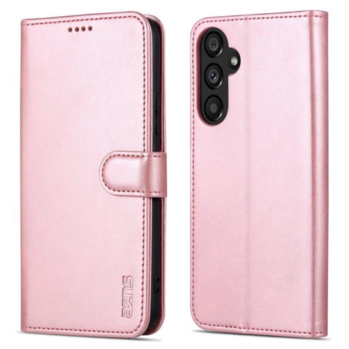 AZNS - AZNS Samsung Galaxy A54 5G Fodral PU Läder - Rose Gold