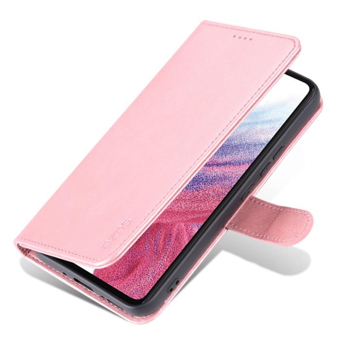 AZNS - AZNS Samsung Galaxy A54 5G Fodral PU Läder - Rose Gold