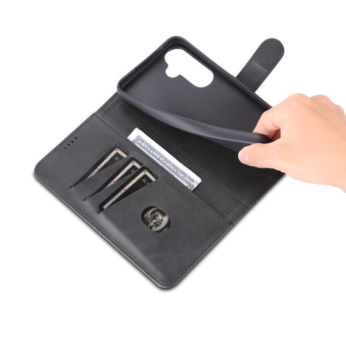 AZNS - AZNS Samsung Galaxy A54 5G Fodral PU Läder - Svart